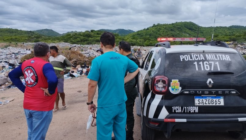 Corpo de bebê é encontrado dentro de sacola no lixão de Itapajé