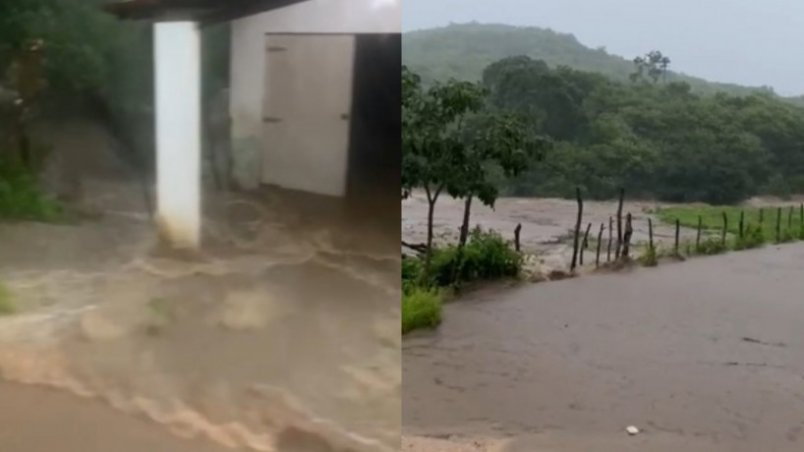 Adolescente desaparece em rio durante forte chuva em Itapipoca