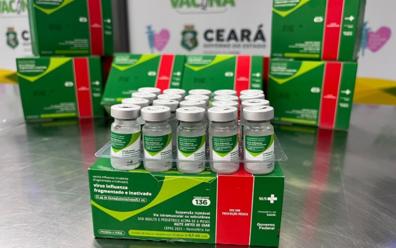 Saúde do Ceará antecipa vacinação contra a influenza para crianças