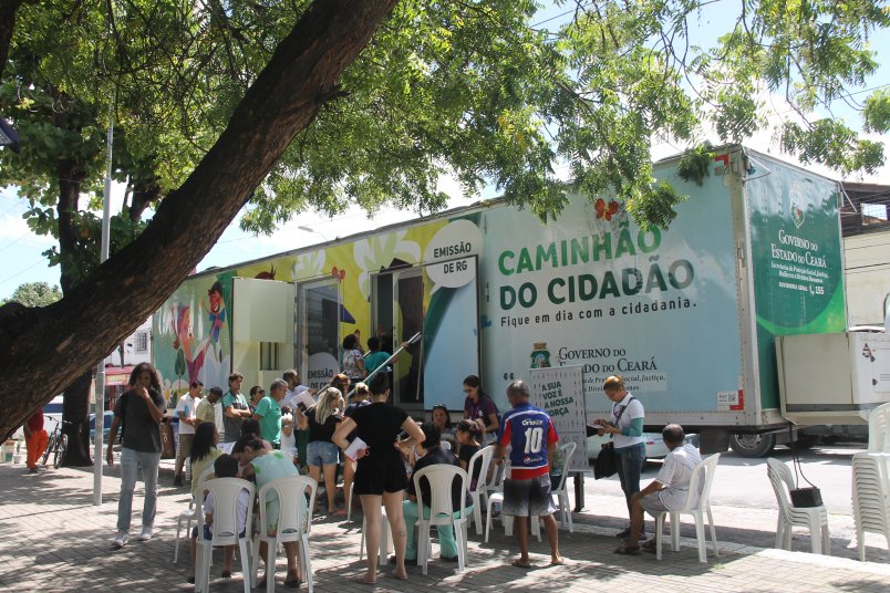 Caminhão do Cidadão prestará atendimento a mais oito comunidades em seis municípios nesta semana