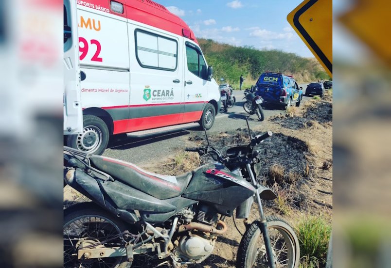 Pilotos sofrem acidente em corrida da Moto 1000GP em Cascavel