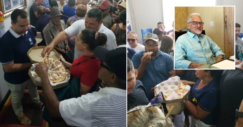 Acabou em pizza: população protesta após Câmara rejeitar denúncia contra prefeito sumido há 8 meses